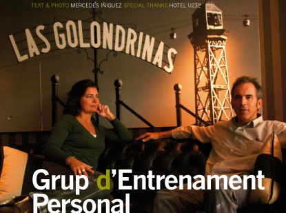 Grup d'Entrenament Personal entrevistats per la revista LA CITY DE LUXE BCN